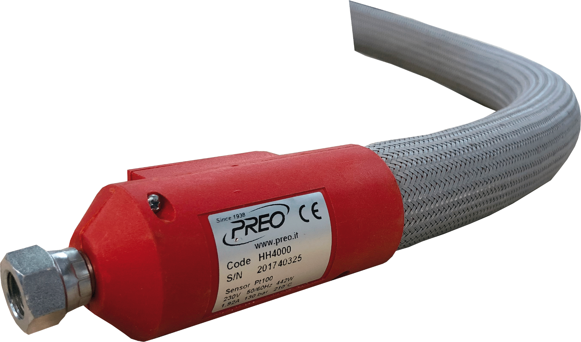 Węże grzewcze PREO seria HH — zamiennik hot melt, nr katalogowy HOTMELT HM-PREO-023, OEM HH0600, HH0800, HH1200 (Części zamienne PREO)